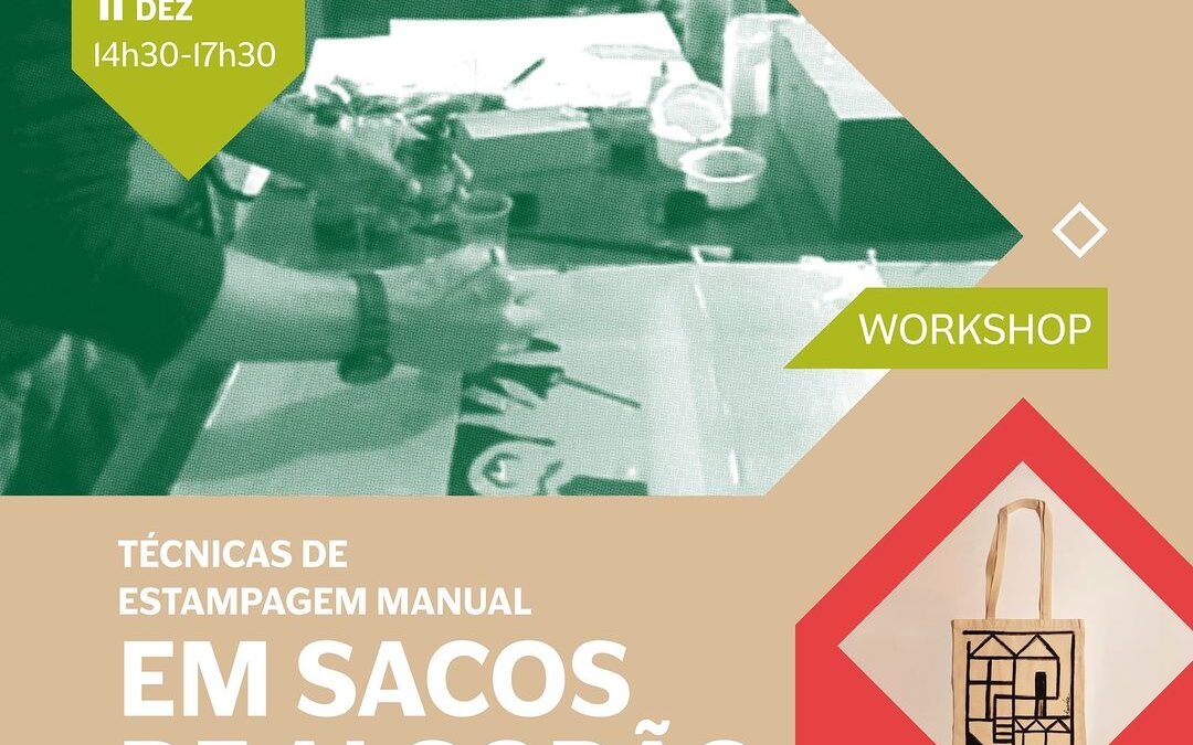 Técnicas de Estampagem Manual em Sacos de Algodão